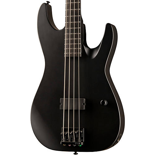 ESP M-4 Black Metal Electric Bass Black Satin