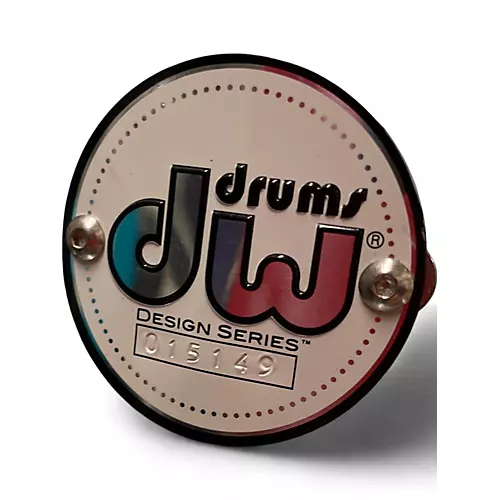 Used DW 5 piece Design Series Acrylic Clear Drum Kit Clear