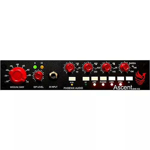Phoenix Audio Ascent One EQ - Mono Class A Microphone Pre-Amplifier/DI/EQ