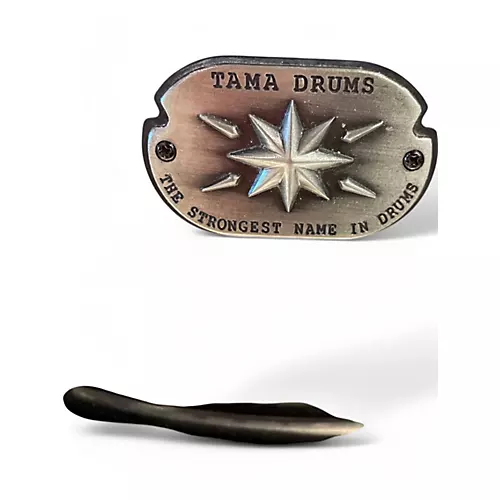 Used TAMA 13X6 Artwood Snare Black and Silver Drum Black and Silver 196