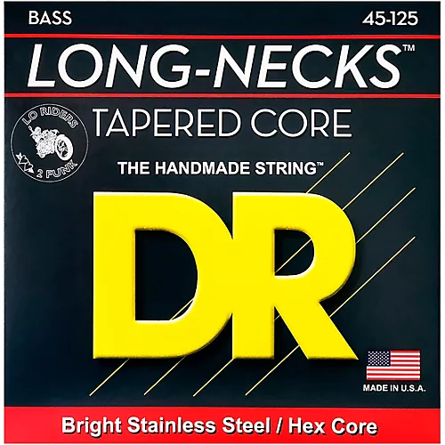 DR Strings Long Necks Taper Core Medium 5-String Bass Strings