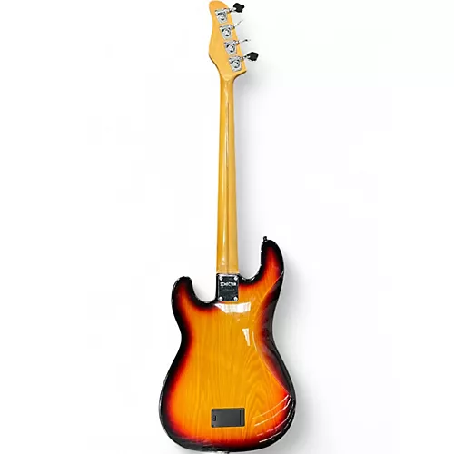 Used Schecter Guitar Research T Robert DeLeo  3 Tone Sunburst Electric Bass Guitar 3 Tone Sunburst