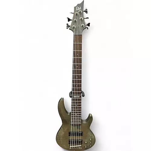 Used ESP LTD B206SM 6 String Green Electric Bass Guitar Green
