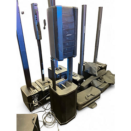 Used Bose F1 Model 812 Flexible Array Loudspeaker and Subwoofer Powered Speaker