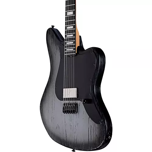 ESP LTD XJ-1 Baritone Electric Guitar Silver Blast