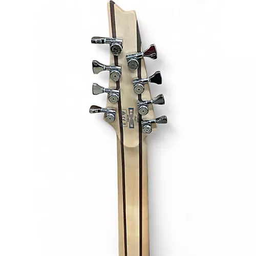 Used Ibanez RGMS8 BLACK Solid Body Electric Guitar BLACK