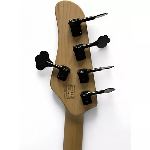 Used Schecter Guitar Research j5 Green Electric Bass Guitar Green