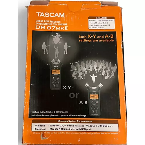 Used TASCAM DR07 MKII MultiTrack Recorder