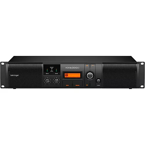 Behringer NX6000D 6,000W Power Amplifier With DSP