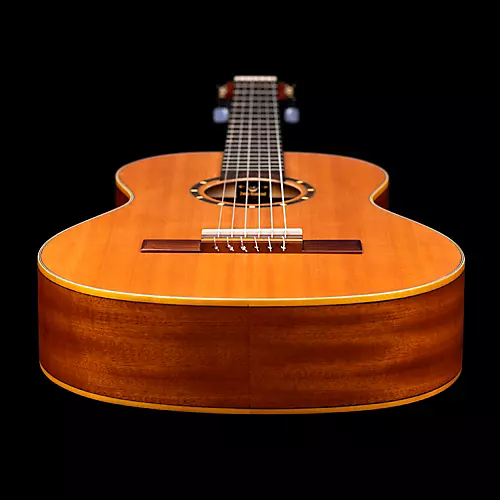Ortega Family Series R122L-3/4 3/4 Size Left-Handed Classical Guitar Satin Natural 0.75