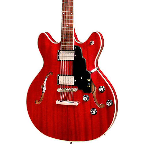 Guild Starfire I-12 12-String Semi-Hollow Electric Guitar Cherry Red