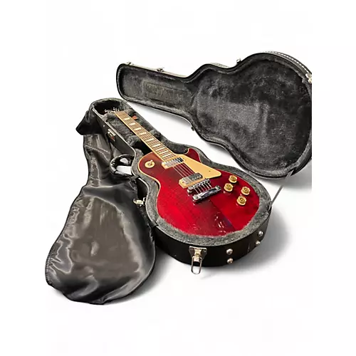 Used Gibson Les Paul Deluxe Wine Red Solid Body Electric Guitar Wine Red