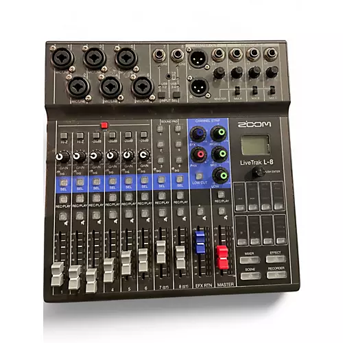 Used Zoom LiveTrak L-8 MultiTrack Recorder