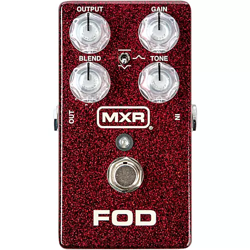 MXR FOD Drive Effects Pedal Deep Red Sparkle