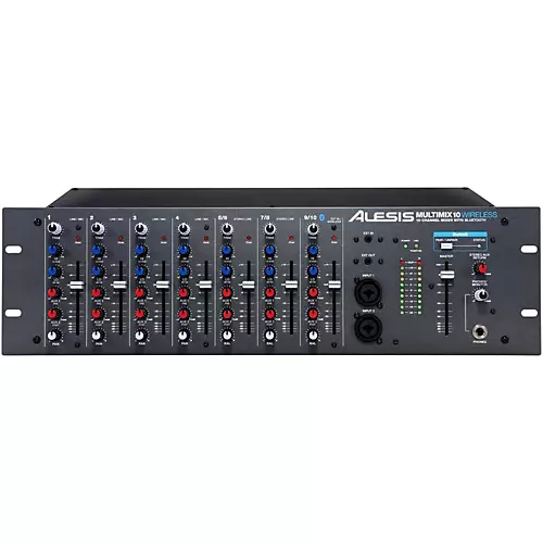 Alesis MultiMix 10 Wireless 10-Channel Rackmount Mixer With Bluetooth