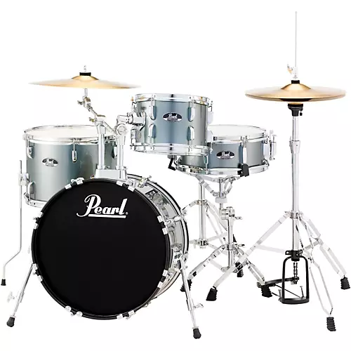 Pearl Roadshow 4-Piece Jazz Drum Set Charcoal Metallic