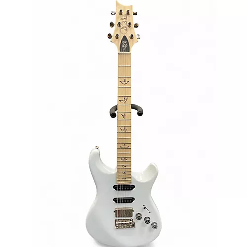 Used PRS FIORE White Solid Body Electric Guitar White