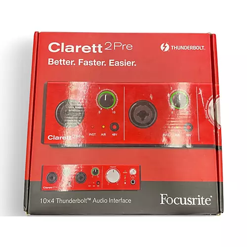 Used Focusrite Clarett 2Pre Audio Interface