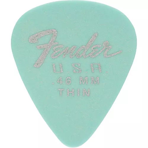 Fender 351 Dura-Tone Delrin Pick (12-Pack), Daphne Blue .46 mm 12 Pack