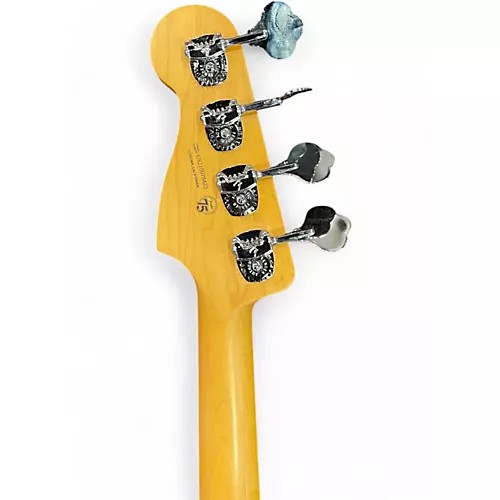 Used 2021 Fender American Professional II Precision Bass Mercury Electric Bass Guitar Mercury