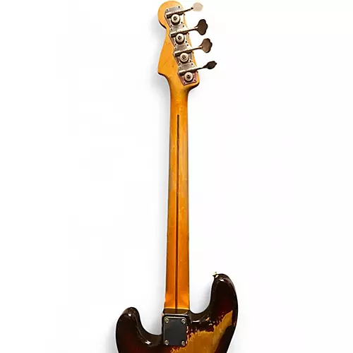 Vintage 1958 Fender Standard Precision Bass Sunburst Electric Bass Guitar Sunburst