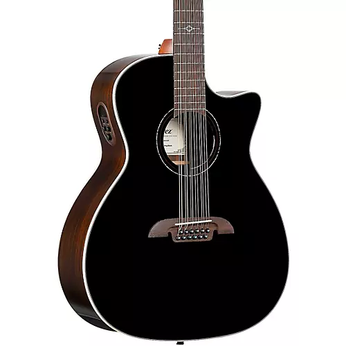 Alvarez AG70CE 12-String Grand Auditorium Acoustic-Electric Guitar Black