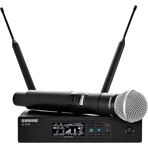 Shure QLX-D Digital Wireless System with SM58 Dynamic Microphone Band H50