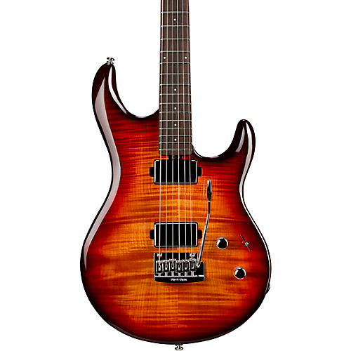 Ernie Ball Music Man Luke 4 HT Maple Top HH Electric Guitar After Burn