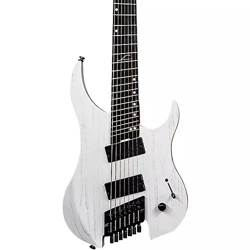 Legator G7FP Ghost Performance 7-String Multi-Scale Electric Guitar Snow Fall