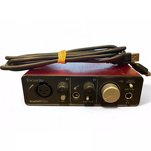 Used Focusrite Scarlett Solo Audio Interface