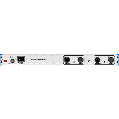 API 3122V 2-Channel Mic/Line Pre With Variable Output and High-Pass Filter