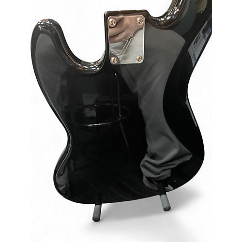 Used 2017 Fender Standard Jazz Bass Black Electric Bass Guitar Black