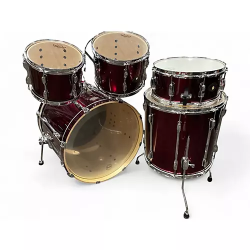Used TAMA 5 Piece Rockstar Wine Red Drum Kit Wine Red