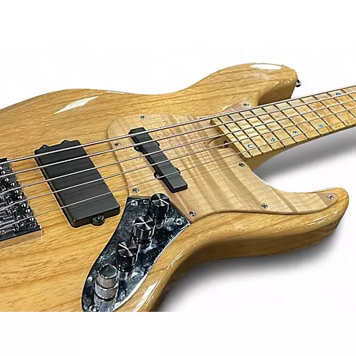 Used Brubaker JXB-5 Standard Natural Electric Bass Guitar Natural