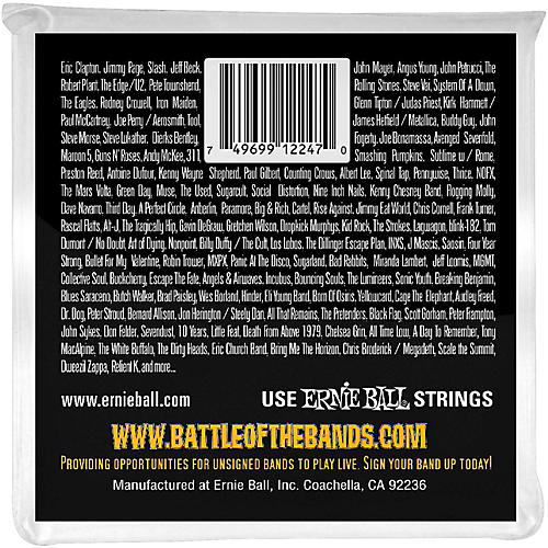 Ernie Ball 2247 Hybrid Slinky Guitar Strings Stainless Steel