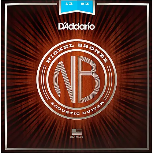 D'Addario NB1253 Nickel Bronze Light Acoustic Strings