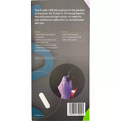 Used Vochlea Dubler 2 Microphone USB Microphone