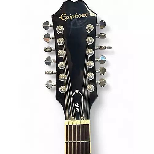Used Epiphone DR212 Natural 12 String Acoustic Guitar Natural