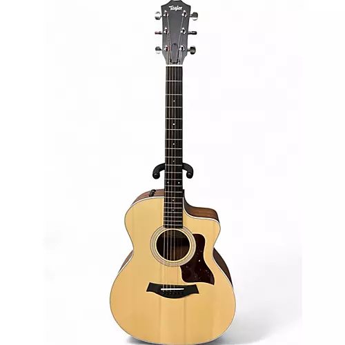 Used Taylor 214CE Natural Acoustic Electric Guitar Natural