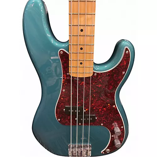 Used Fender Player Precision Bass Green Electric Bass Guitar Green