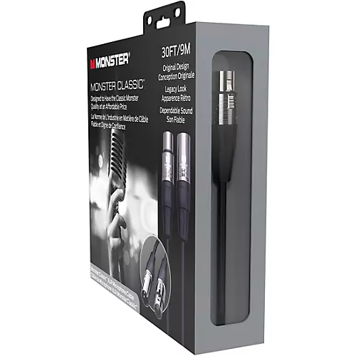 Monster Cable Prolink Classic Microphone Cable 30 ft. Black