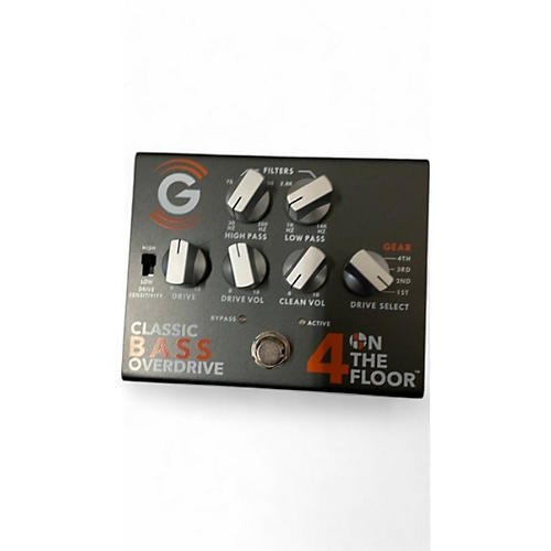 Used Genzler Amplification 4 ON THE FLOOR Bass Effect Pedal
