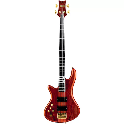 Schecter Guitar Research Stiletto Studio-4 Left-Handed Bass Satin Honey