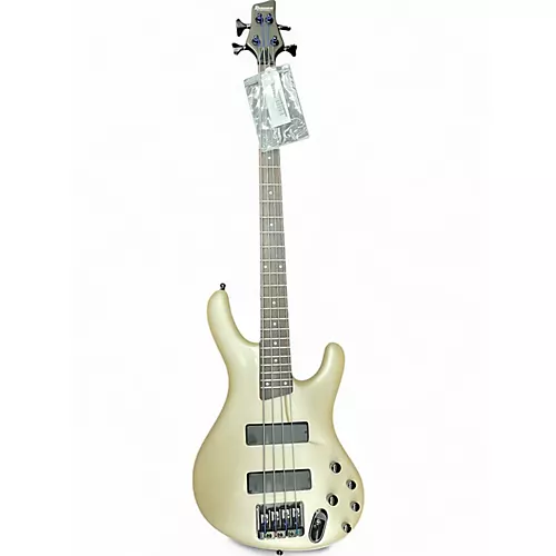 Used Ibanez EDB600 Pearl White Electric Bass Guitar Pearl White