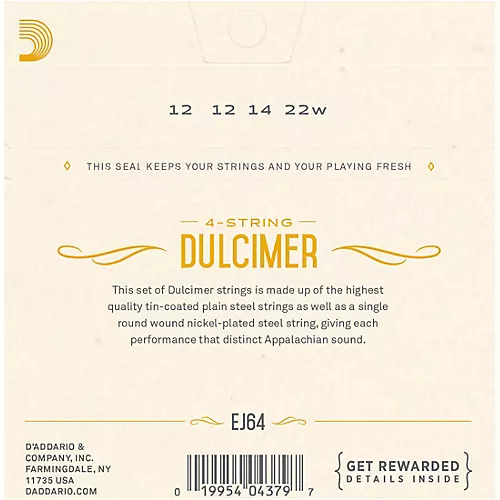 D'Addario DADDARIO EJ64 DULCIMER STRINGS