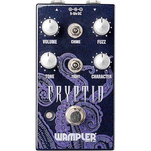 Wampler Cryptid Fuzz Effects Pedal Purple