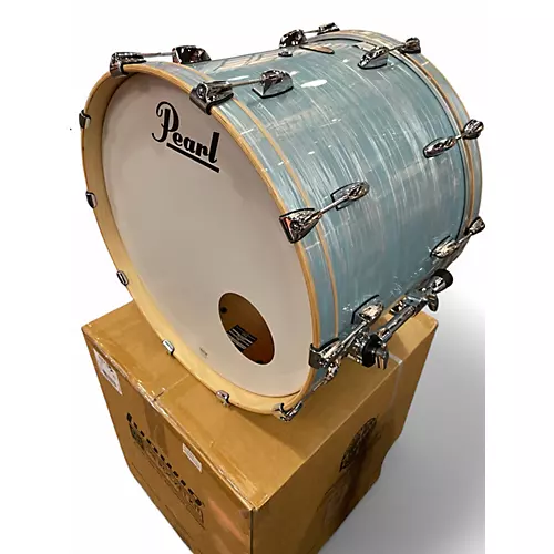 Used Pearl 5 Piece SESSION studio select ice blue oyster Drum Kit ice blue oyster