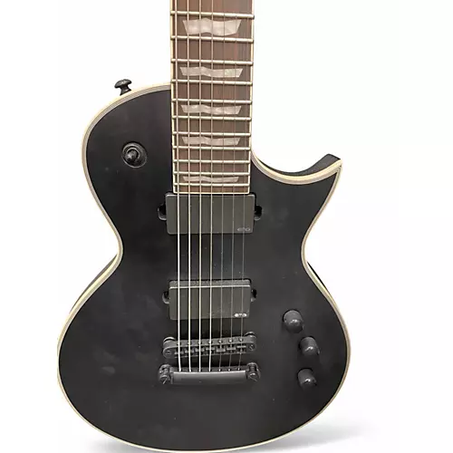Used ESP LTD EC407 Black Solid Body Electric Guitar Black