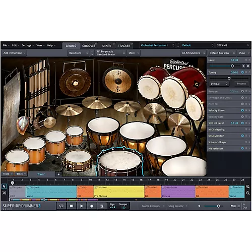 Toontrack Orchestral Percussion SDX