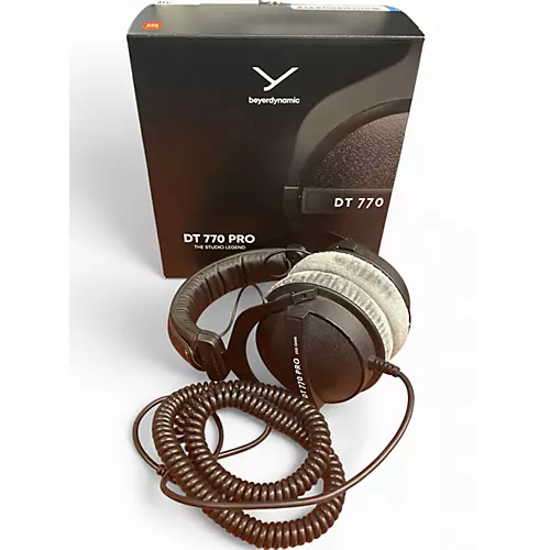 Used beyerdynamic DT770 PRO 250 OHM Studio Headphones